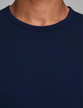 Camiseta Jack&Jones Basic marina m/c