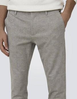 Pantalon Only&Sons Mark Cuadros chinchilla