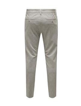 Pantalon Only&Sons Mark Cuadros chinchilla