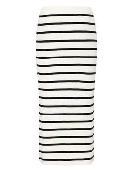 Falda Ichi Punto Rayas beige