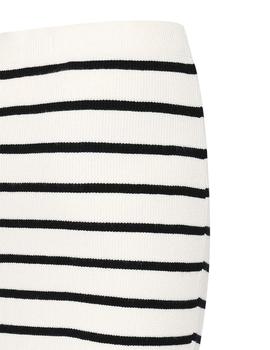 Falda Ichi Punto Rayas beige