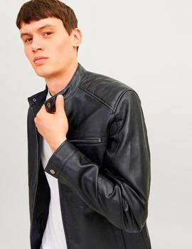 Cazadora Jack&Jones Dilan PU negra noos