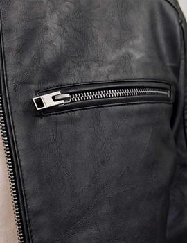 Cazadora Jack&Jones Dilan PU negra noos