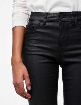 Pantalon Pieces Paro Encerado negro