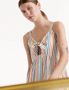 Vestido Compañia Midi Rayas colores