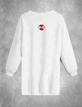 Vestido La Sal Sudadera blanco