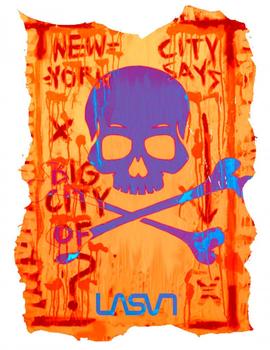 Camiseta La Sal Big City Chico blanca