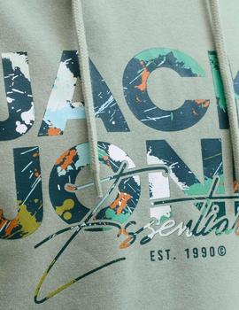 Sudadera Jack&Jones Geplas verde