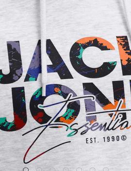 Sudadera Jack&Jones Geplas gris claro