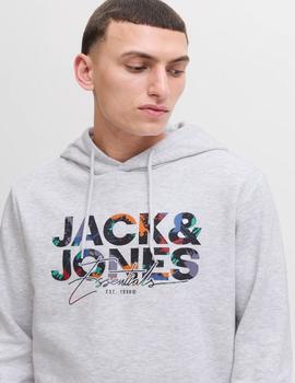 Sudadera Jack&Jones Geplas gris claro