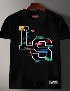 Camiseta La Sal Chico LS negra