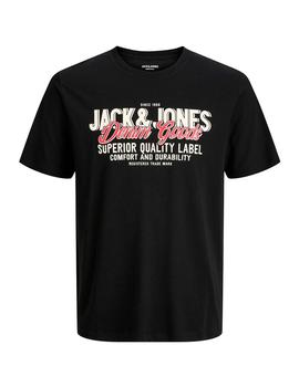Camiseta Jack&Jones Logo negra