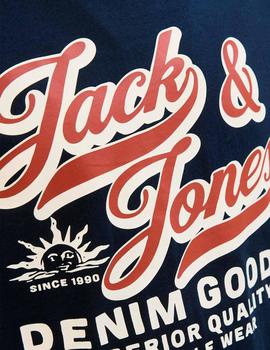 Camiseta Jack&Jones Logo marina