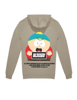 Sudadera Bl3ssed Capucha Kartman tostada
