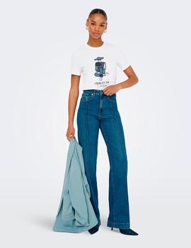 Camiseta Only Emma Mujer blanca