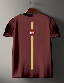 Camiseta La Sal ChicoYardas Unique burdeos