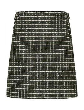 Falda Ichi Cuadros verde