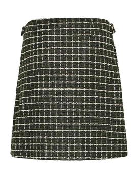 Falda Ichi Cuadros verde