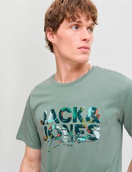 Camiseta Jack&Jones Geplas verde