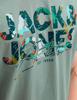 Camiseta Jack&Jones Geplas verde