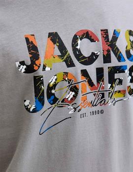 Camiseta Jack&Jones Geplas gris