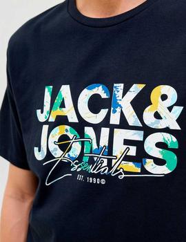 Camiseta Jack&Jones Geplas marina