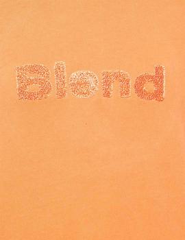 Sudadera Blend Logo naranja
