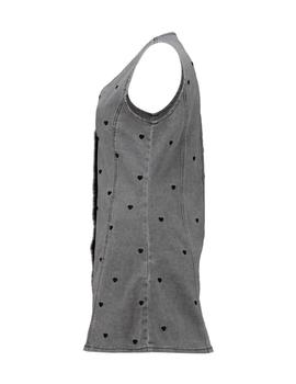 Vestido Hailys Vaquero Corazones gris