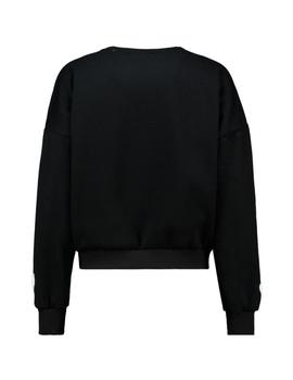 Sudadera Hailys Corazones negra