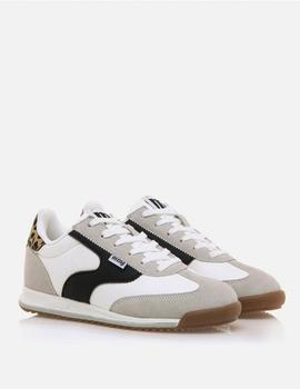 Zapas Mustang Chica blanca/leopardo