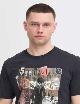 Camiseta Blend Leon negra