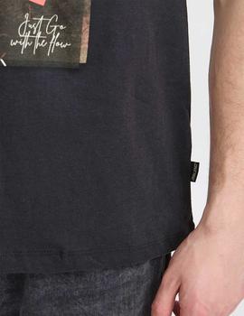 Camiseta Blend Leon negra