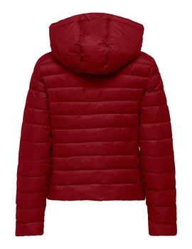 Cazadora Only Tahia burdeos