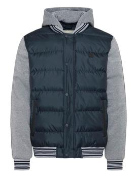 Cazadora Blend Mangas Algodon marina