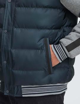 Cazadora Blend Mangas Algodon marina