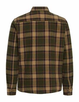 Sobrecamisa Blend Cuadros verde