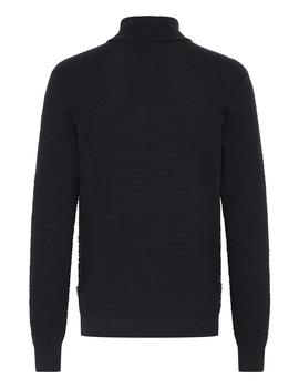 Jersey Blend Puntos Cuello negro