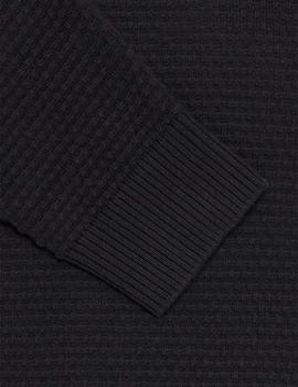Jersey Blend Puntos Cuello negro