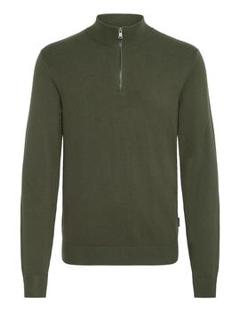 Jersey Blend Cremallera verde