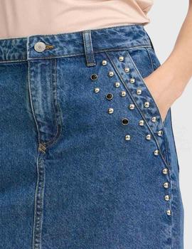 Falda B.Young Tachas Vaquera