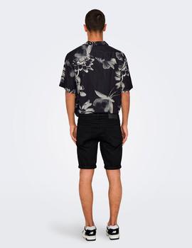 Bermuda Only&Sons Ply negra