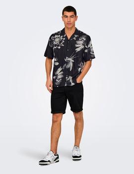 Bermuda Only&Sons Ply negra