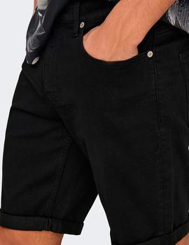 Bermuda Only&Sons Ply negra