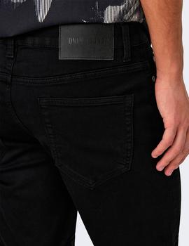 Bermuda Only&Sons Ply negra