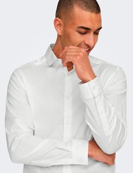 Camisa Only&Sons Jordan blanca