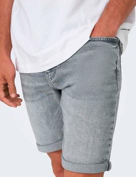 Bermuda Only&Sons Ply gris