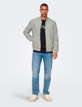 Cazadora Only&Sons Lucas gris