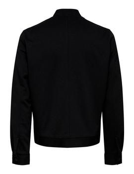 Chaqueta Only&Sons Mark Bomber negra