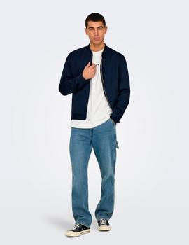 Chaqueta Only&Sons Mark Bomber marina