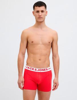 Gallumbos Jack&Jones Sense Pack-3 rojo,marino,gri